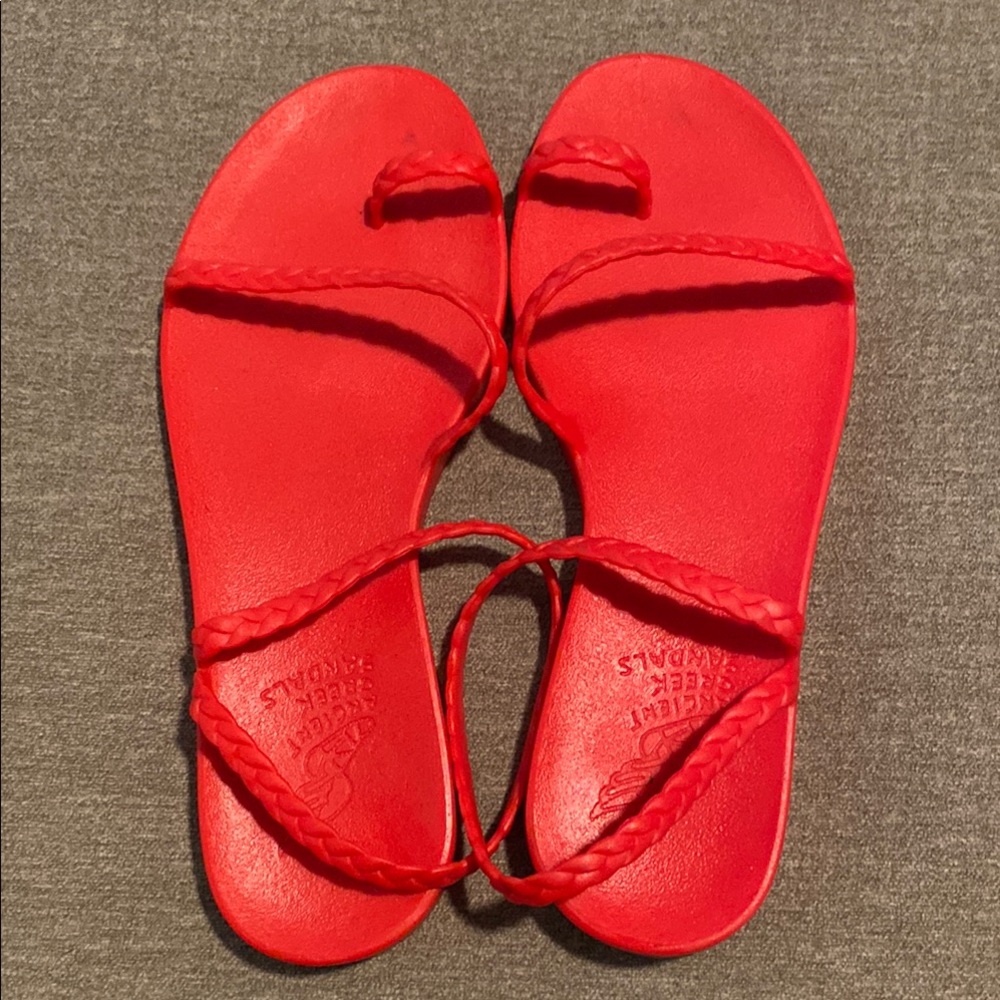 Ancient Greek Jelly Sandals - Size 8